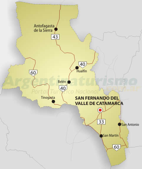 Plano de Catamarca