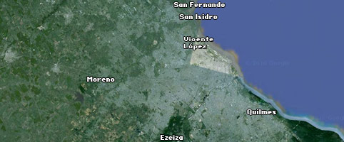 Mapa de Gran Buenos Aires