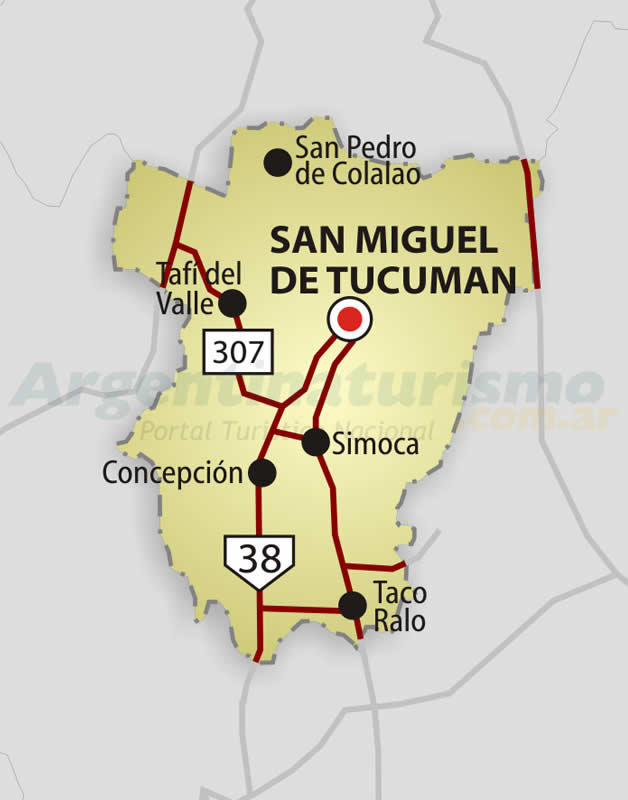 Mapa de Tucumn